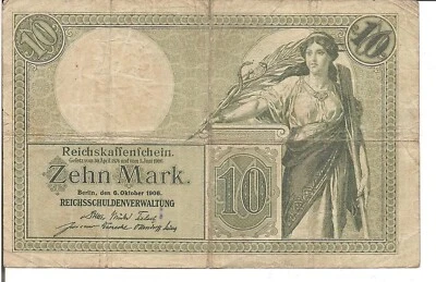 GERMANY, 10 MARK,P#9b, 1906 - Image 1 of 2