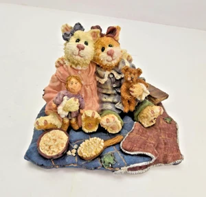 Vintage Herz an Herz Forever Friends Katze Familie Figur Popcorn Geschichtenbuch - Bild 1 von 9