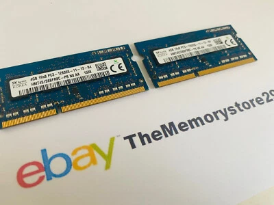 2 x 4GB Apple iMac / Mac Mini  2012 2013 DDR3 Memory 204 pin  RAM PC3-12800 - Image 1 of 4