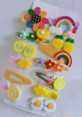 Hermosos Bonitos Regalos Niñas Bebé Pinzas para el Cabello Accesorios Set Pinzas para el Cabello Lindos Niños Foto 1 de 4