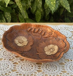 Bandeja para servir estilo hawaiano aspecto madera vintage - Imagen 1 de 5
