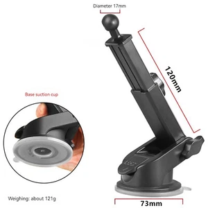 Suction Cup Telescopic Swivel Adjustable Car Carrying Cell Phone Live Stands - Picture 1 of 20