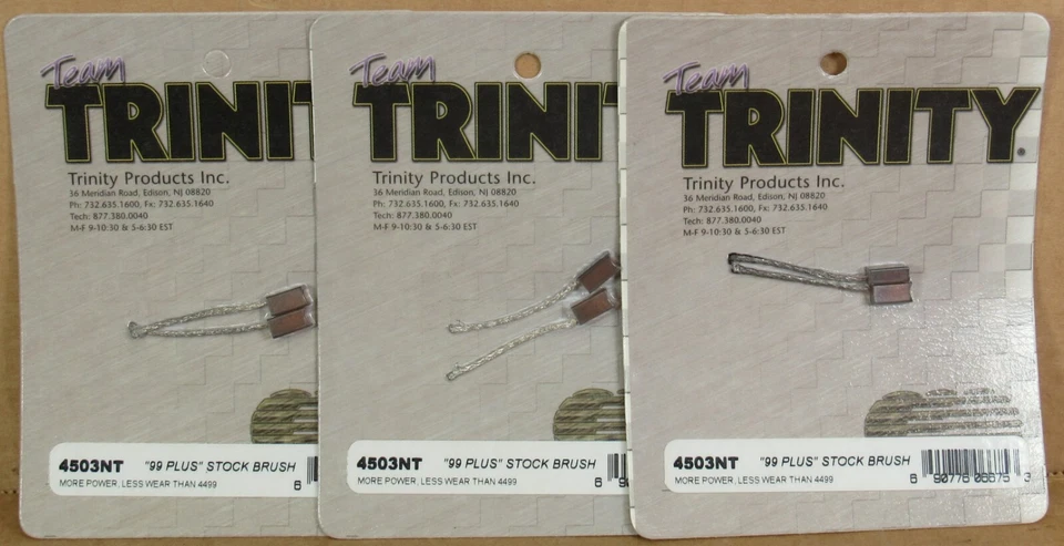Trinity 4503NT "99 Plus" Stock Brush 3-PACKS NOS - Image 1 of 1