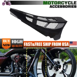 Gloss Black Chin Spoiler Scoop Fits For 2014-21 Harley Road Street Glide FLHX US - Picture 1 of 9