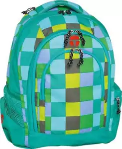 TAKE IT EASY BERLIN RUCKSACK CHESS TÜRKIS SCHULRUCKSACK NEU - Bild 1 von 1