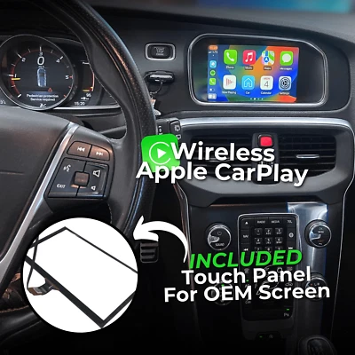 Volvo V70 2014-2019 CarPlay Android Auto MMI Box OEM Screen +Touchscreen Panel - Image 1 of 4