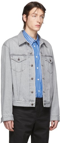 Giacca Denim Grigio $390 Acne Studios Made in Italy 1998 46 36