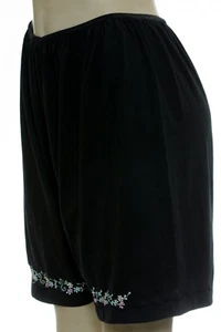 Women Cotton Blend Pettipants Bloomer Front Embroidery Sizes 5 6 7 8 9 10 11 12  - Picture 1 of 21