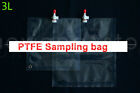 1PC FEP gas sampling bag PTFE switch valve 3L