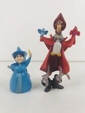 Disney Sleeping Beauty Owl as Prince Phillip And Fairy PVC Figure Cake Topper