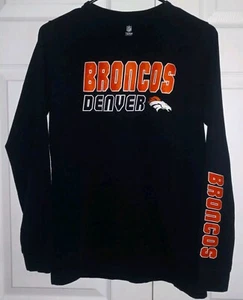 NFL Denver Broncos Long Sleeve Youth Tee Graphic Print Unisex Size XL 14-16 - Picture 1 of 5