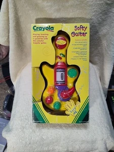 Guitarra suave crayola crayons 2002 vintage NUEVA EN CAJA dibujo eléctrico colorido  - Imagen 1 de 8