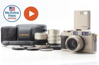 3Lentes ▶️[Todo Top COMO NUEVO con Correa de Estuche] Contax G1 Verde 28 45 90 TLA140 de JAPÓN Foto 1 de 4