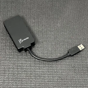 J5create USB 3.0 Multi-Adaptador VGA USB y Gigabit Ethernet JUA370BE Probado - Imagen 1 de 5