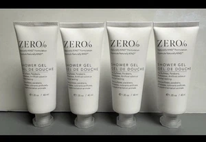 4 PACK Lot Gilchrist Soames Zero% 1.35oz Shower Gel Naturally KIND Travel Size - Picture 1 of 1