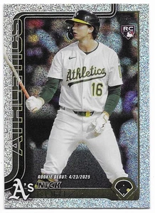 2025 Topps Update HTA Sandglitter Parallel Nick Kurtz RD (#US197) A's RC SP - Bild 1 von 2