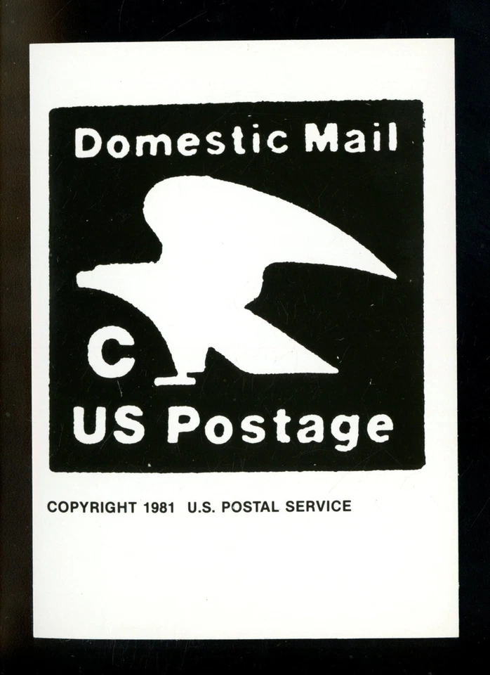 US Stamp FDC Publicity Photo Essay #U594 "C" Eagle 1981 - Image 1 of 1