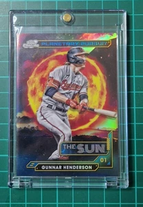 2024 Topps Chrome Cosmic - Gunnar Henderson Planetary Pursuit - The Sun 1 - Picture 1 of 2