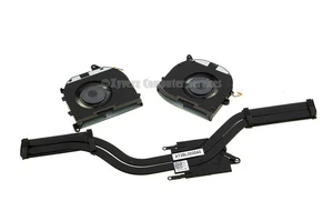 CJPJX F01PX V9H8N GENUINE DELL FAN W HEATSINK 15 7590 P56F (GRADE B)(CB21) - Afbeelding 1 van 2