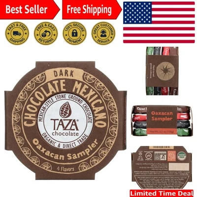 Indulge in Organic Oaxacan Stone Ground Chocolate -  1.35oz Pack of 4 - Image 1 of 4