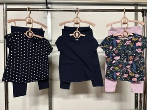 Girls Mixed Brands Shirts/Leggings Sets ~ Size 4T - Picture 1 of 1