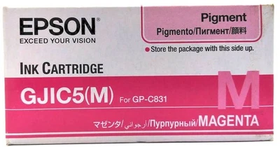 Epson ColorWorks GP-C831 Printer Ink Cartridge Magenta GJIC5(M) C13S020565 - NRP - Image 1 of 4
