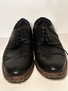 Freeman Wiley Men's Dress Shoe Black Oxford sz 12W Memory Foam Comfort - Picture 1 of 5