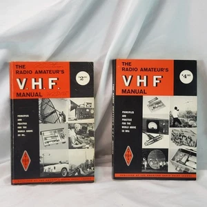 Lot of 2 The Radio Amateur's VHF Manual ARRL VTG 1965 1st Edition + 1972 3rd Ed. - Picture 1 of 18