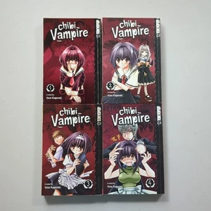 Chibi Vampire Manga 1 -4 English Manga  - Picture 1 of 5