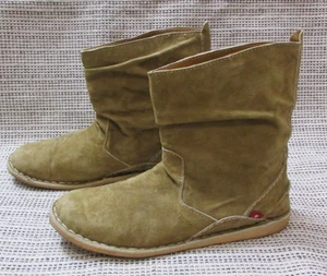 Stivali donna Oliberte marrone marrone scamosciato pull on slouch Africa taglia 39 - Foto 1 di 8
