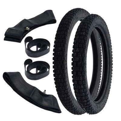 Enduro Reifen komplett Set Heidenau 2.75-19 vorn + 2.75-17 hinten Simson S53 OR - Bild 1 von 4