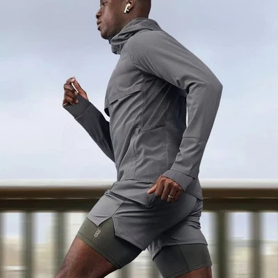 Jacket New ASOS 4505 Men's XL Gray Zip Up Track Jacket - Image 1 of 4