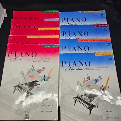 Piano Adventures Books Series 1,1A,2,2A,3,3B Lot of 21 - Image 1 of 4