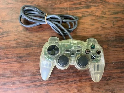 Hori Clear Analog Sindou Pad Controller Playstation 2 PS2 Tested Japan B101 - Image 1 of 4