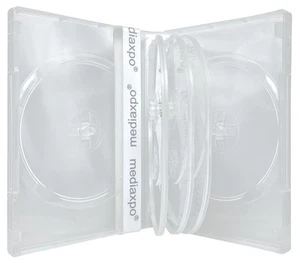 Clear 8 Disc DVD Cases Lot - Afbeelding 1 van 4