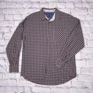 Vintage Replay Multicoloured Checkered Long Sleeve Button Up Cotton Shirt L - Picture 1 of 5