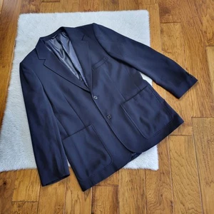 Duluth Trading Co. Flex Presentation Jacket Blazer Men's 44 Tall Navy Blue* - Picture 1 of 10