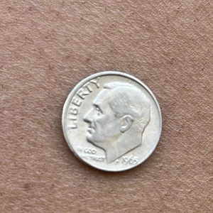 Rare 1965 dime no mint mark w/errors - Picture 1 of 2