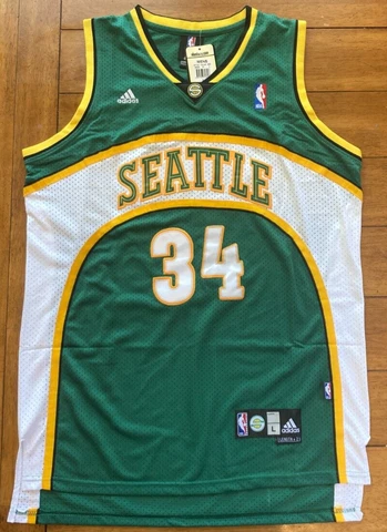 Ray Allen SEATTLE SUPERSONICS NWT Size Large Jersey Free Shipping Cover