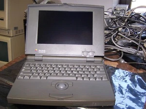 Macintosh PowerBook 100 with external floppy drive and case SOLD AS IS - Picture 1 of 5