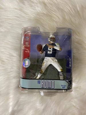 McFarlane NFL Series 15 Tony Romo 2007 camiseta azul figura DALLAS VARIANTE RARA Foto 1 de 3