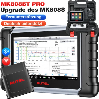 Autel MK808BT PRO = MK808K-BT Automotive Diagnostic Tool Car OBD2 Scanner ALL SYSTEM DE - Image 1 of 4