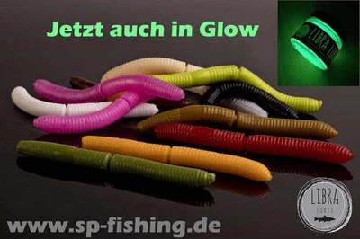 LIBRA LURES FATTY D ́WORM 65 mm cebo de trucha cebo suave cebo de goma juego CAJA