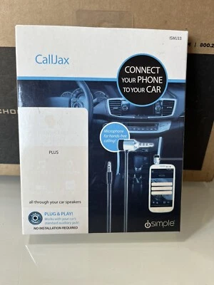 NEW~iSimple ISMJ33 CallJax~MICROPHONE for Hands-Free Calling~IN-CAR Connectivity Foto 1 de 2