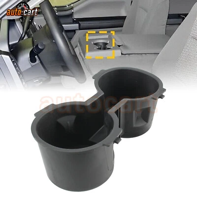 Rubber Cup Holder Insert FL3Z1513562AD For 2017-2022 FORD F-450 F-550 SUPER DUTY - Image 1 of 4