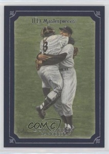 2007 UD Masterpieces Deep Blue Linen Frame /75 Don Larsen #7