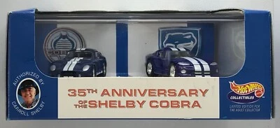 Hot Wheels 1998 35 aniversario del Shelby Cobra coleccionable edición limitada Foto 1 de 4