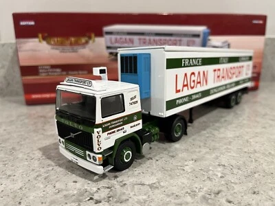 Corgi - Volvo F10 w/Fridge Trailer - Lagan Transport - CC15503 - 1:50 - Mint/New - Image 1 of 4