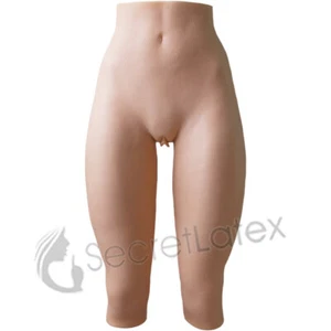 SILIKON VAGINA GUMMI SCHNITTHOSE SHORTS HOSE KREUZKOMMODE TRANSGENDER - Bild 1 von 5