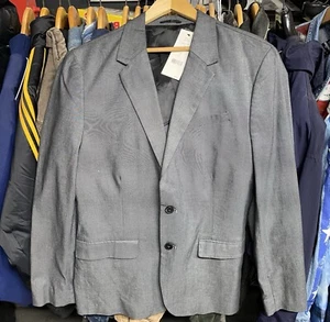 DKNY Women’s Blazer Cotton Size Large Gray NWT - Picture 1 of 11